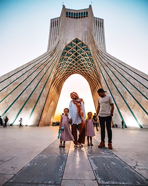 Azadi Tower in Tehran-Iran
