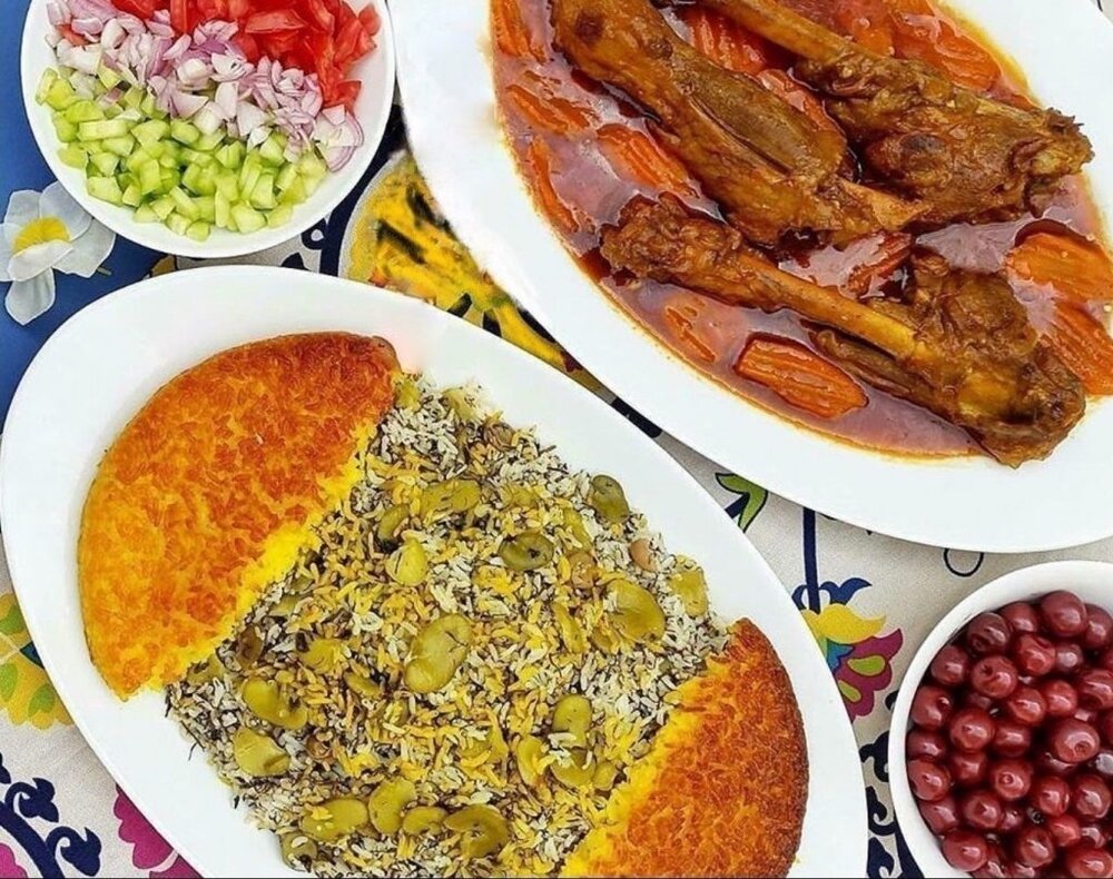 Baghali polo- Iranian food