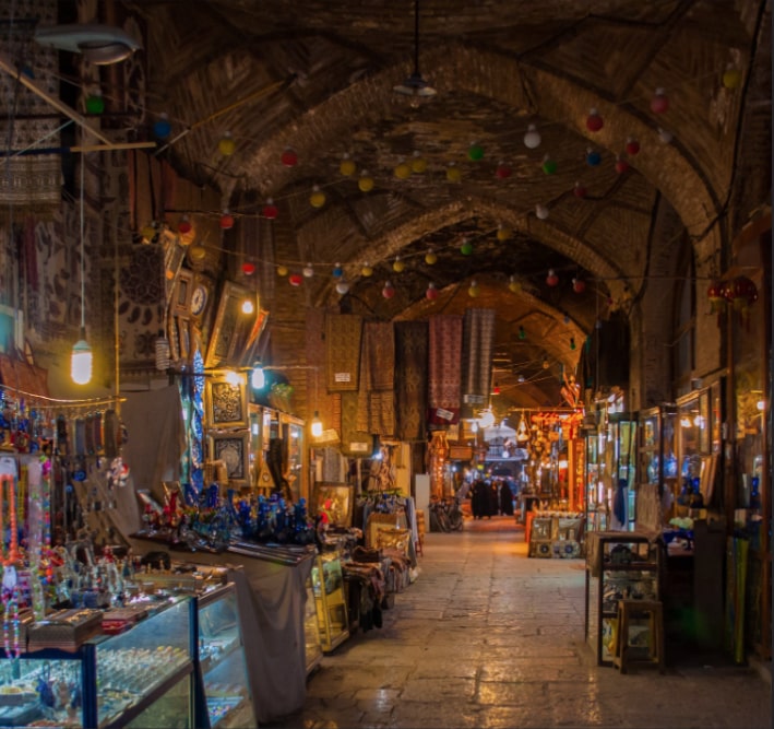 The grand bazaar of isfahan- iran