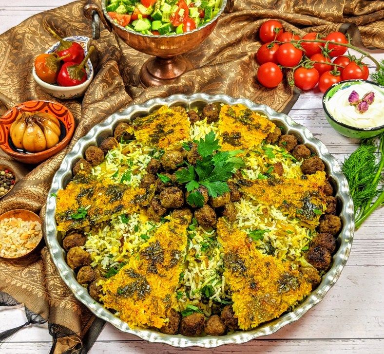 Kalam Polo-shirazi-iranian food
