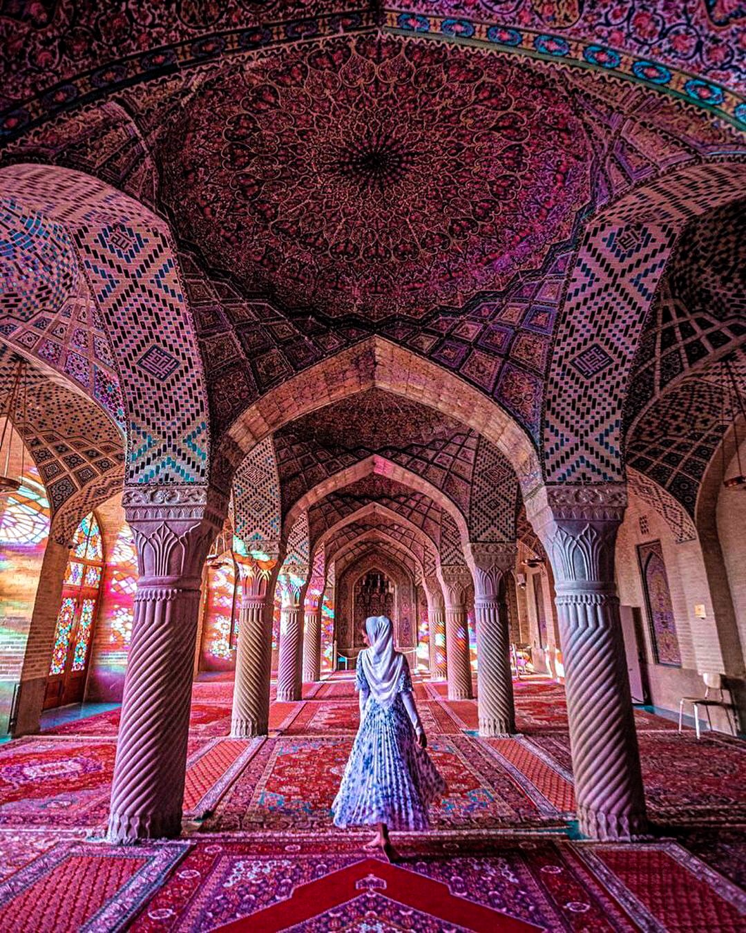 nasirolmolk-pink mosque- shiraz - iran